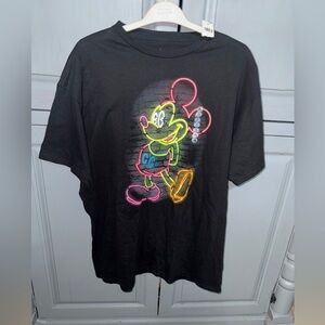 Disney Black Cotton T-Shirt size XL UNISEX
